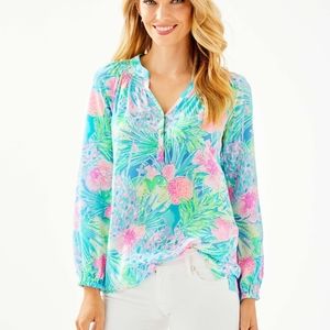 Lilly Pulitzer Elsa Silk Top